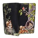 Shag Wear Squirrel Large Wallet 7" Black