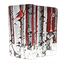 Shag Wear Winter Fox Large Wallet Red 7"