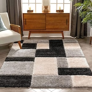 Shaggy Carpet for Living Room 12X18 FEET