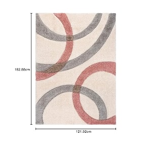 Shaggy Carpet for Living Room 6X9 FEET
