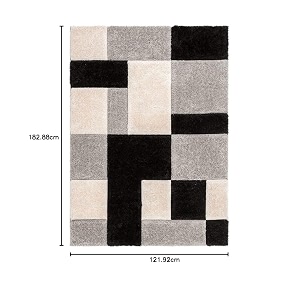 Shaggy Carpet for Living Room 6X9 FEET