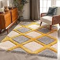 Shaggy Carpet for Living Room Bedroom 2X6