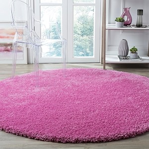 shaggy carpet plain fur rugs for bedroom living room 9x9 feet square plush microfiber 2 inch height beige color