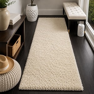 Shaggy Runner Carpet 2x5 Ft Soft Fluffy