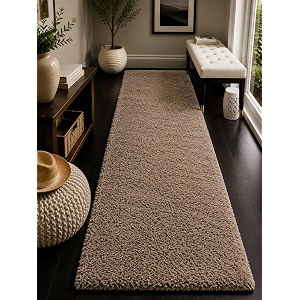 Shaggy Runner Carpet 2x5 Ft Soft Fluffy