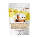 Shagun 100% Pure White Sesame Seeds 400gm (Pack of 1) Clean and Natural Safed Til Seeds for Eating Everyday Essentials Indian Spices