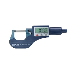 shahe digital micrometer 0-25mm  0-134 metric amp inch 00000534 resolution 0000134 accuracy