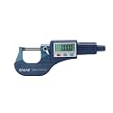 SHAHE Digital Micrometer 0-25mm / 0-1" Metric & Inch, 0.00005" Resolution, 0.0001" Accuracy