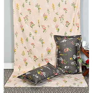 220 tc glace cotton king size double bed xxxl 10 feet bedsheet without joint with 2 pillow covers coffee white