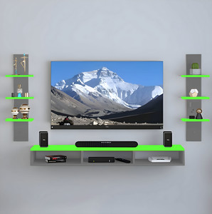 shahq tv cabinet for bedroom in 32 inch in engineered wood tv entertainment unit finish color - grey  green diydo-it-yourself