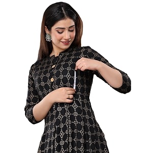 SHAIFALI Fashions Womens Cotton Floral Printed Maternity