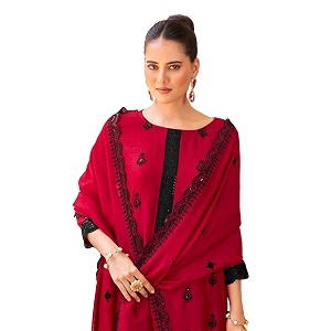 Shaily Premium Silk Blend Embroidered Tailored Kurta