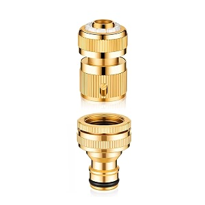 shakti technology brass inlet filter set universal tap connector brass pipe connector for tap hose pipe 34 inch inlet nozzle universal faucet adapter tap connector sets with quick connector