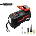Shakti Technology Regal DC - Digital Portable Tyre Inflator for car and bike - Digital Portable Air Compressor 12V DC for Car - Max Pressure 3-150PSI - Air Flow 22L/Min