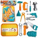 SHAKTISM Tool Helper Kids Pretend Play Tool Set for Boys & Girls (3+ Years) | Multi-Function Engineer Toy Kit with Drill, Wrench, Screwdriver & Accessories | Construction Role Play Gift Pack