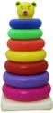 SHALIMAR Stacking Colouring Teddy Rings - 7 Rings (Multicolor) (Multicolor)