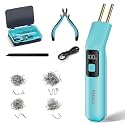 SHALL Plastic Welder, Cordless Plastic Welding Kit with 200 Staplers, USB Rechargeable Plastic Welder Kit with Portable Storage Bag for Bumper Repair, DIY Projects and other Plastic Repairs