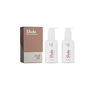 shall we lube aloe vera lubricating gel for men and women pack of 2  ph balanced amp water-based  slide personal lubricant 2 x 100ml