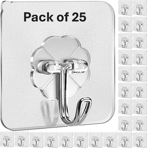 Shalvi Self Adhesive Hooks Set of 25