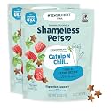 Shameless Pets Crunchy Cat_Treats - Catnip-Treats for Cats with Digestive Support, Kitten-Treats with Real Ingredients, Natural &amp; Healthy Flavored Feline Snacks - Fintastic Catnip,(Pack of 2)