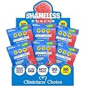 Shameless Snacks Red Raspberry Sour Scouts Gummy Candy &amp; Fruit Snacks