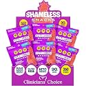 Shameless Snacks Sour Cherry Bomb Gummy Candy &amp; Fruit Snacks - Keto