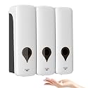 Shampoo and Conditioner Dispenser, 3 Chamber 3x300ml, Wall Mount, No Drill