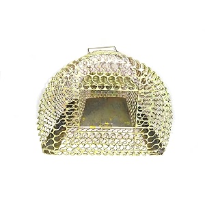 wooden rat trap  humane live catch amp release mousetrap  durable eco-friendly cage for indoor amp outdoor use iron cage oval shape