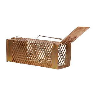 wooden rat trap  humane live catch amp release mousetrap  durable eco-friendly cage for indoor amp outdoor use iron cage big
