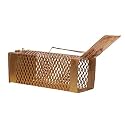 Wooden Rat Trap – Humane Live Catch &amp; Release Mousetrap – Durable, ECO-Friendly CAGE for Indoor &amp; Outdoor USE (Iron CAGE (Big))