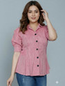 Shanaya Casual Solid Women Pink Top