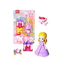 SHANAYA Erasers for Kids - Princess, Castle, Horse Carriage, Ring, Crown Shaped Erasers Set- Fun and Creative Stationery for Girls Pack of 5 Pieces