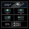 SHANLING UA1S Portable Headphone Amplifier,Tiny USB Amp/DAC with 3.5mm Jack,ES9219C DAC,Balanced Hi-Res Support 32bit/384kHz and DSD256,Lossless for Phone/Player/Nintendo Switch/Laptop/PC (Green)