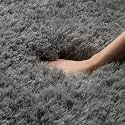 Shanno Carpet Luxury Shaggy Carpet Solid Plain