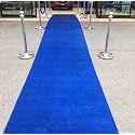 Shanno Carpet Nonwoven Exhibition Acrylic Carpet for Wedding Decoration Use for Living Room &amp; School Function Size 6 x 50 Feet
