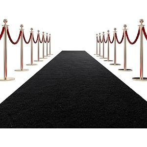shanno carpet solid nylon floor runner carpet for awards night party and church decoration size 5 feet x 80 feet
