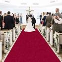 Shanno Carpet Wedding Runner Rug Carpet Runner Indoor Outdoor Weddings Party Size 4 x 25 Feet