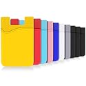 SHANSHUI Phone Card Holder, 10 PCS Cell Phone Wallet, Strong Adhesive Sticker Credit Card Holder Stick on Compatible for iPhone, Android &amp; Most Smartphones