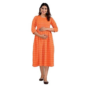 Shantika Womens Maternity Dress Feeding Kurti with