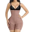 SHAPELLX Fajas Colombianas Shapewear for Women Tummy Control Plus Size Postpartum Body Shaper Butt Lifting Bodysuit