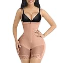 SHAPELLX Fajas Colombianas Shapewear for Women Tummy Control Plus Size Postpartum Body Shaper Butt Lifting Bodysuit