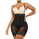 SHAPELLX Fajas Colombianas Shapewear for Women Tummy Control Plus Size Postpartum Body Shaper Butt Lifting Bodysuit