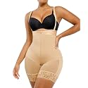 SHAPELLX Fajas Colombianas Shapewear for Women Tummy Control Plus Size Postpartum Body Shaper Butt Lifting Bodysuit