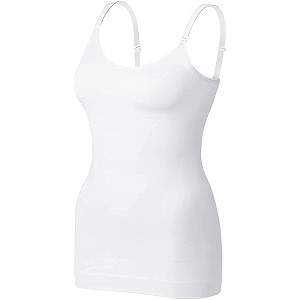 SHAPERX Camisole for Women Adjustable Long Spaghetti