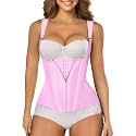 SHAPERX Waist Trainer Corset for Women Tummy Control Sport Girdle Hourglass Waist Cincher Body Shaper with Steel Boned