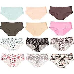 SHAPERX Women Girls Seamless Ice Silk Invisible