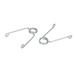 pair of chrome rod locks designed to securing both ends of barbell durable iron collar locks for for gym rods and barbell 25 mm
