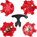Shappy 50 Pcs Golf Shoe Spikes Replacement Metal Screw 1 Wrench Tool