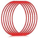 Shappy 6 Pcs Exercise Hoop Set Detachable Adjustable