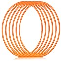 Shappy 6 Pcs Exercise Hoop Set Detachable Adjustable